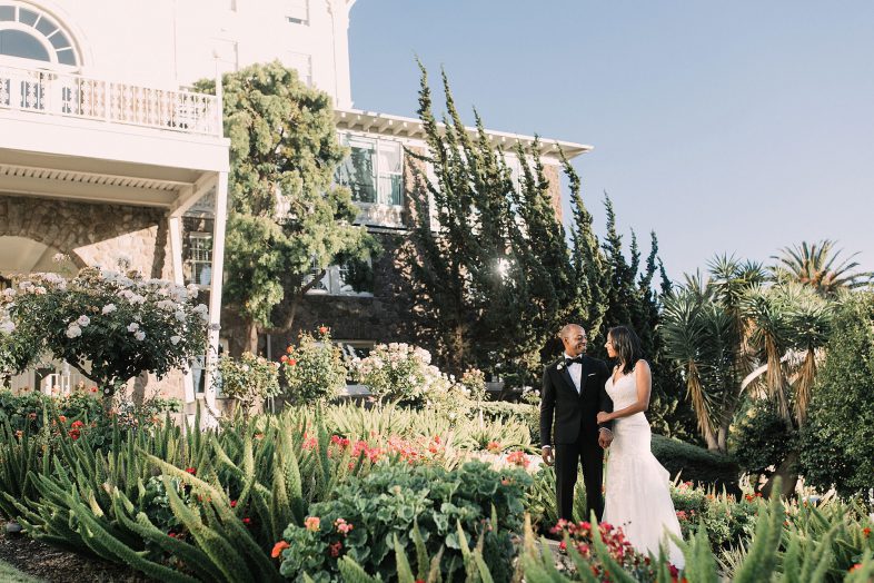 Chic black tie wedding at the Claremont Hotel and Spa in Berkley California by Heather Elizabeth Photography