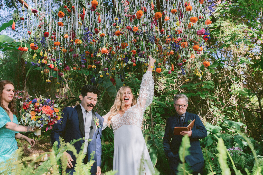 wedding reception at the Holly Farm in Carmel Valley, by Heather Elizabeth Photography